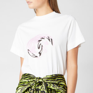 Ganni Women's Light Cotton Jersey T-Shirt - White
