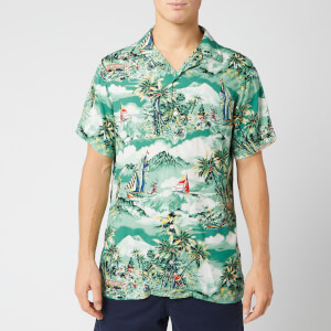Polo Ralph Lauren Men's Camp Collar Shirt - Stormy Tropical