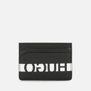 HUGO Men's U-Bahn Contrast Card Holder - Black/White