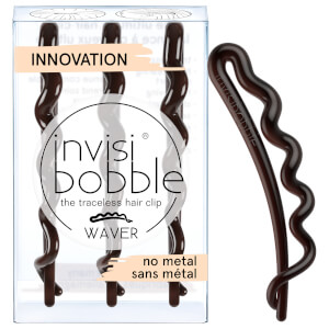 invisibobble Waver Slide-Lock Hair Clip - Pretty Dark (Pack of 3)