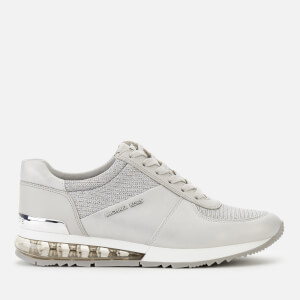 MICHAEL MICHAEL KORS Women's Allie Extreme Leather/Mesh Runner Style Trainers - Milk