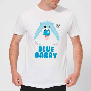 Hamsta Blue Barry Men's T-Shirt - White