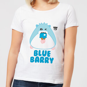 Hamsta Blue Barry Women's T-Shirt - White