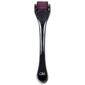 Beauty ORA Facial Microneedle Roller System - Purple Head with Black Handle 0.5mm