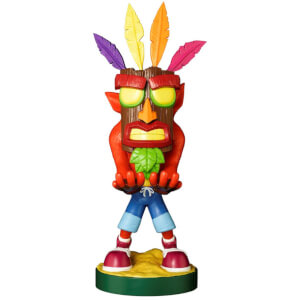 Figurine Support Chargeur Manette 20 cm Aku Aku Crash - Crash Bandicoot