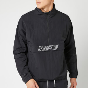 Reebok Men's MYT Woven 1/2 Zip Jacket - Black