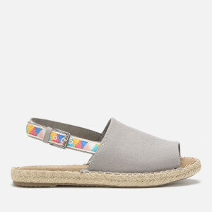 TOMS Women's Clara Slingback Espadriles - Drizzle Grey Oxford