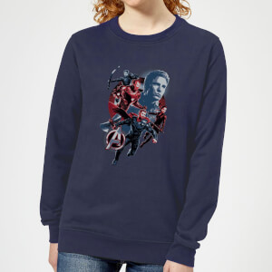 Avengers: Endgame Shield Team Women's Sweatshirt - Navy