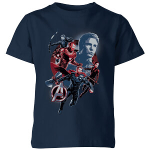 Avengers: Endgame Shield Team Kids' T-Shirt - Navy