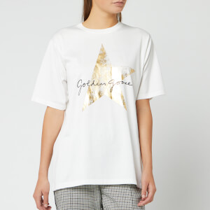 Golden Goose Deluxe Brand Women's Hoshi T-Shirt - White/Golden Star