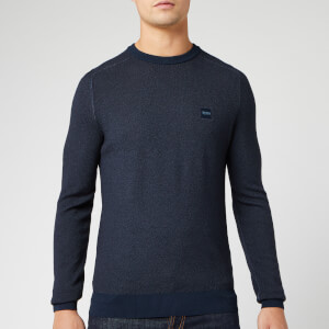 BOSS Men's Akustor Knit Jumper - Navy