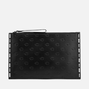 KENZO Women's Eye Allover Embossed A4 Pouch - Black