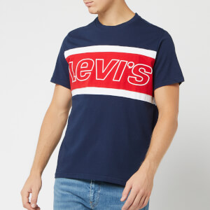 levis color block tee