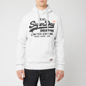 Superdry Men's Vintage Logo Fero Hoodie - Ice Marl
