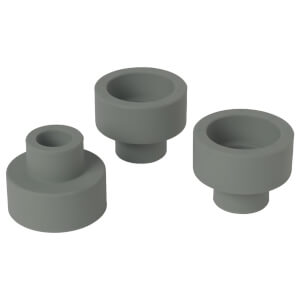 Blomus Trio Candle & Tealight Holder - Set of 3 - Agave Green
