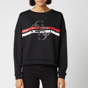 Guess Women's 4G Logo Sweater - Jet Black