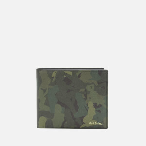 PS Paul Smith Men's Billfold Naked Lady Camo Wallet - Green