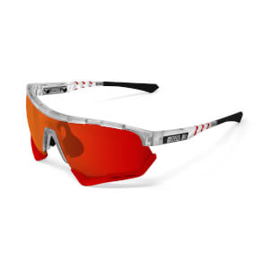 Scicon Aerotech Sunglasses SCN-XT Photochromic Red Mirror Lens - Frozen Matt Frame