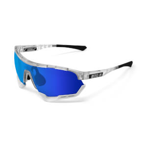Scicon Aerotech Sunglasses SCN-XT Photochromic Blue Mirror Lens - Frozen Matt Frame