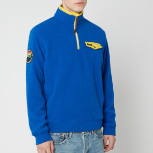 Polo Ralph Lauren Men's Sportsman Half Zip Fleece Sweatshirt - Sapphire Star