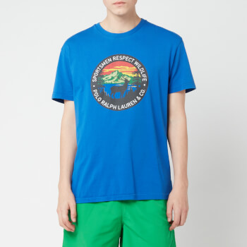 Polo Ralph Lauren Men's Sportsman Classic Fit T-Shirt - Blue Saturn