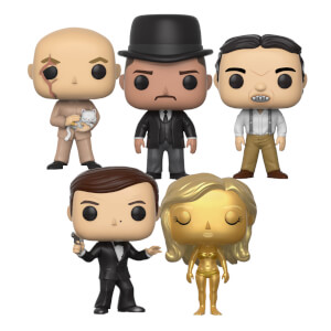 james bond pop vinyl set of 5 - casque omega fortnite