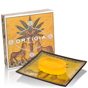 Ortigia Zagara Orange Blossom Glass Plate & Soap Set