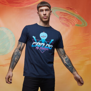Camiseta Rick y Morty Get Schwifty Meeseeks Can Do - Azul marino