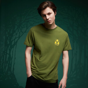 Camiseta Legend Of Zelda Trifuerza Bordado - Verde oscuro