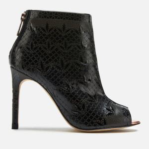 Ted Baker Women's Hauula Open Toe Shoe Boots - Black