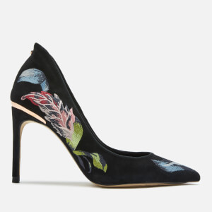 Ted Baker Women's Saviop Printed Court Shoes - Navy