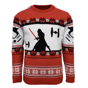 Star Wars Kylo Ren Kintted Christmas Jumper