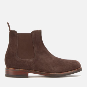 Grenson Men's Warren Suede Chelsea Boots - Chocolate