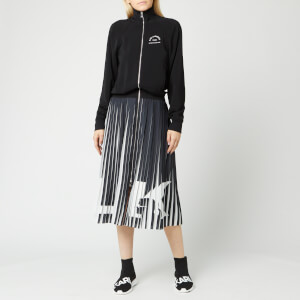 Karl Lagerfeld Women's X Olivia Palermo Rue St. Guillaume Pleated Dress - Black