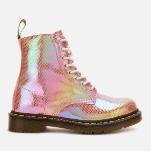Dr. Martens Women's 1460 Iridescent Pascal 8-Eye Boots - Pink