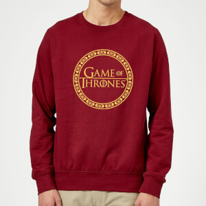 Game of Thrones Circle Logo trui - Wijnrood