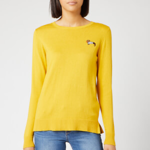 Joules Women's Tina Crew Neck Jumper - Gold