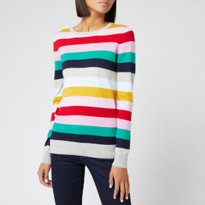 Joules Women's Asha Rainbow Crew Neck Jumper - Multi