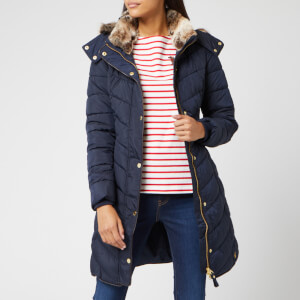 Joules Women's Cherington Padded Coat - Navy