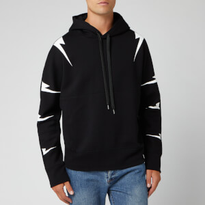 Neil Barrett Men's Tiger Bolt Hoody - Black/White