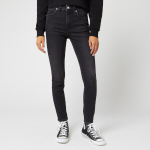 Calvin Klein Jeans Women's High Rise Skinny Jeans - Iron Horse Black
