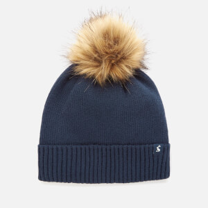 Joules Women's Snowday Pom Hat - French Navy