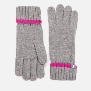 Joules Women's Snowday Gloves - Charcoal
