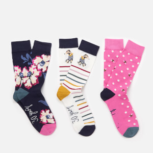 Joules Women's 30th Anniversary 3 Pack - Floral