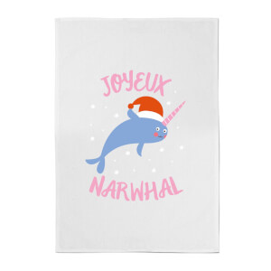 Joyeux Narwhal Cotton Tea Towel