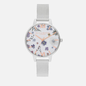 Olivia Burton Women's Artisan (Series 2) Mesh Watch - Rose Gold & Silver