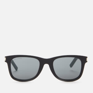 Saint Laurent Men's Classic Acetate Sunglasses - Black/Grey