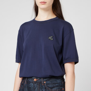 Vivienne Westwood Anglomania Women's New Classic T-Shirt Badge - Navy