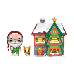 Figura Funko Pop! Town - Casa de Santa Claus con Santa y Nutmeg - Pop! Holiday