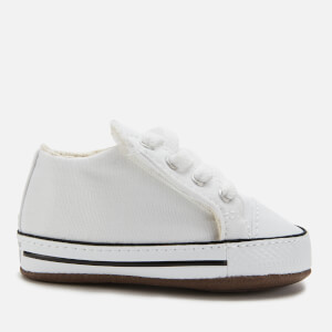 Converse Babies Chuck Taylor All Star Cribster Canvas Mid Trainers - White/Natural Ivory/White